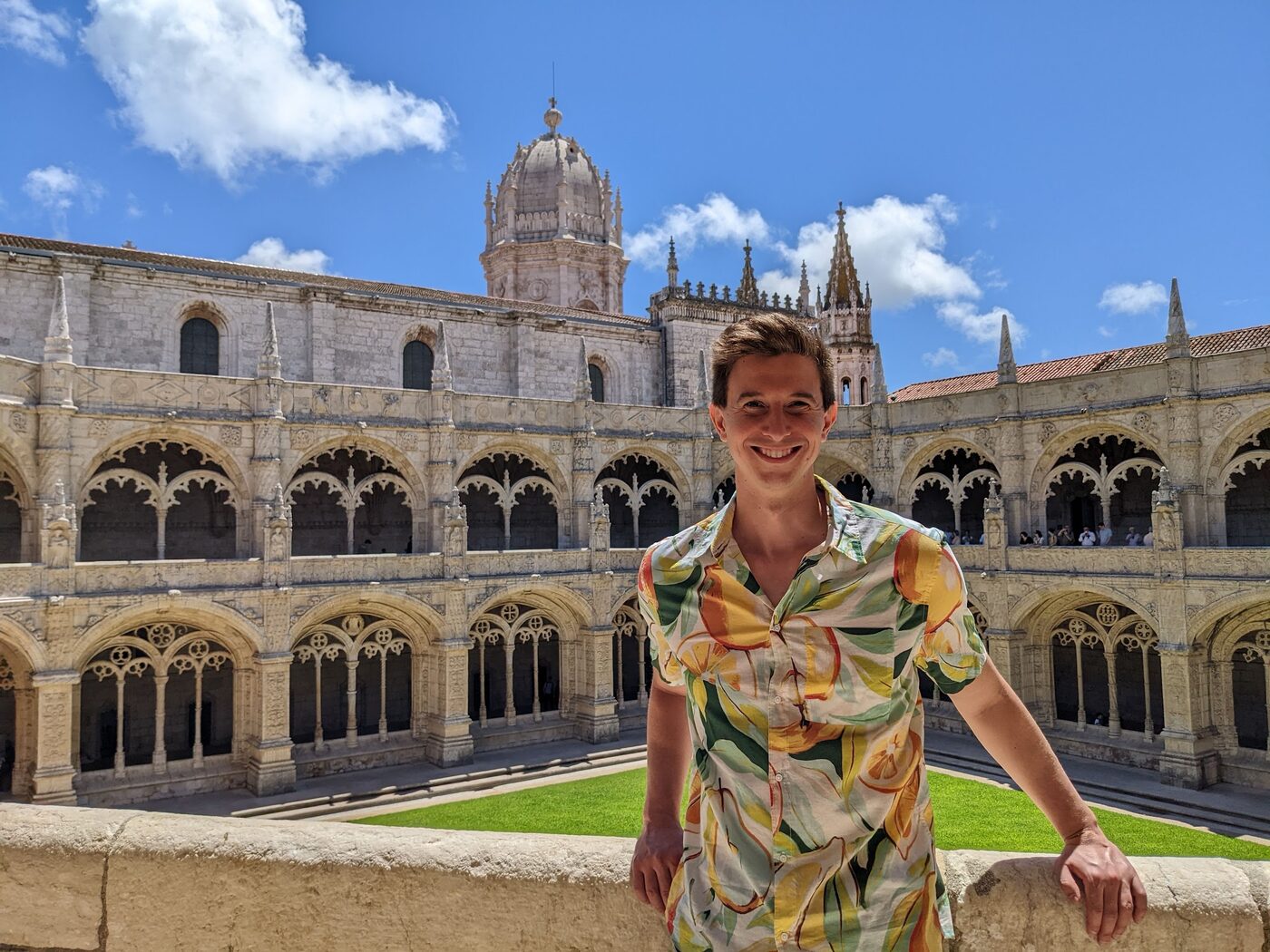 Stephen Stanwood at the Jeronimos Monastery in Lisbon