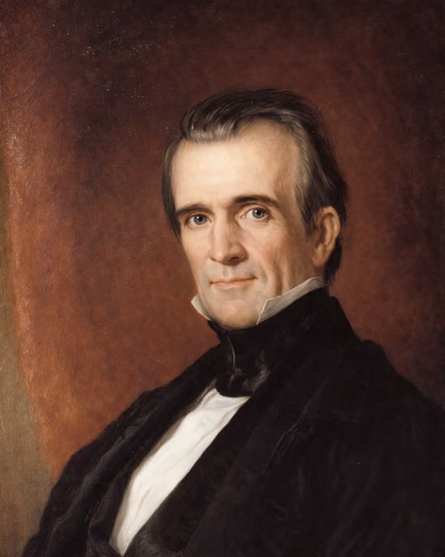 Portrait of James Knox Polk