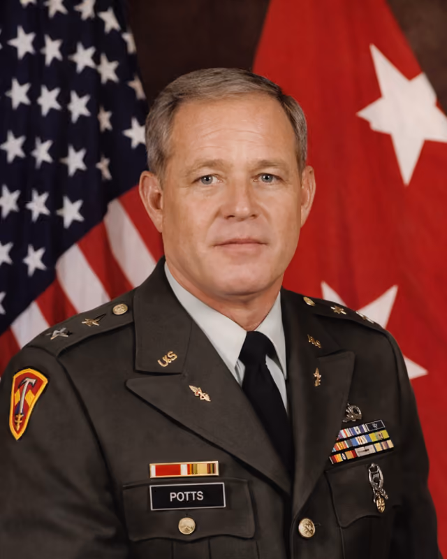 Portrait of Maj. General William Estel Potts