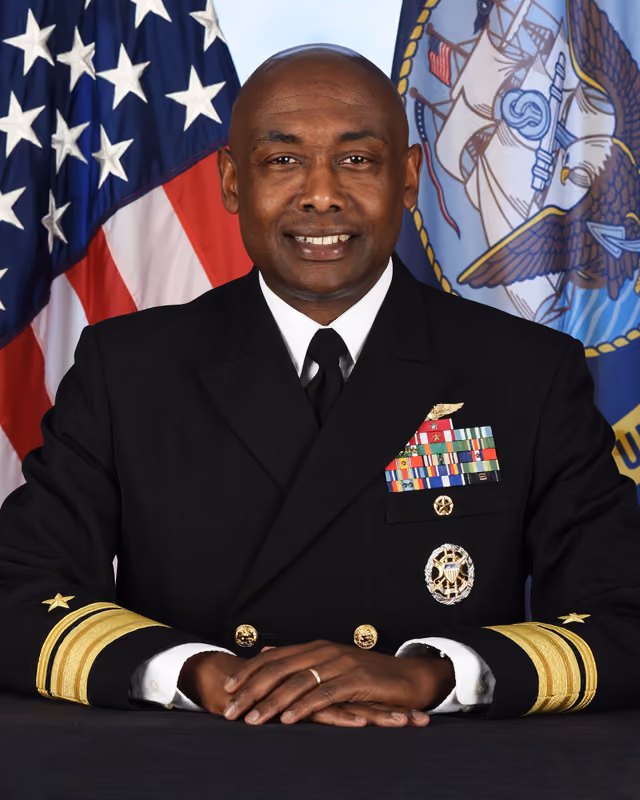 Portrait of Rear Admiral Stephen D. Barnett