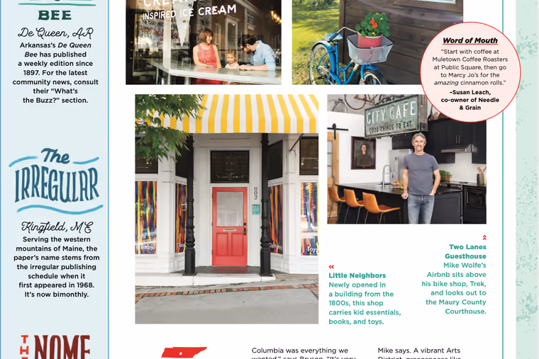 Country Living Magazine's Top 10 Best Small Towns